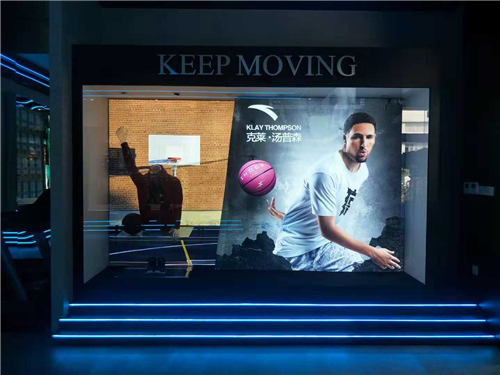 廈門金頂峰為安踏企業(yè)制作的發(fā)光字，亞克力廣告字